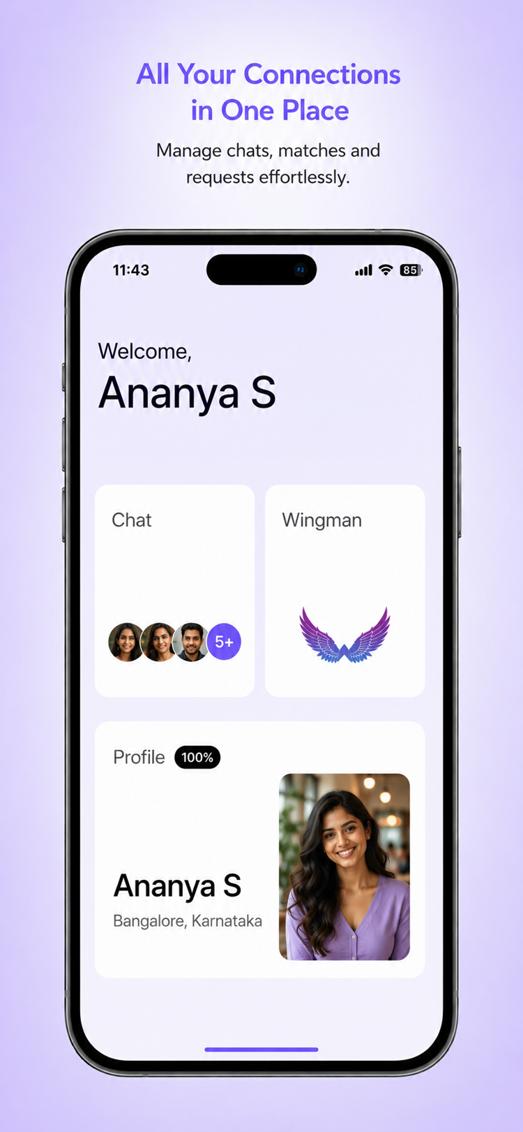 Wingmawo app – All your connections in one place